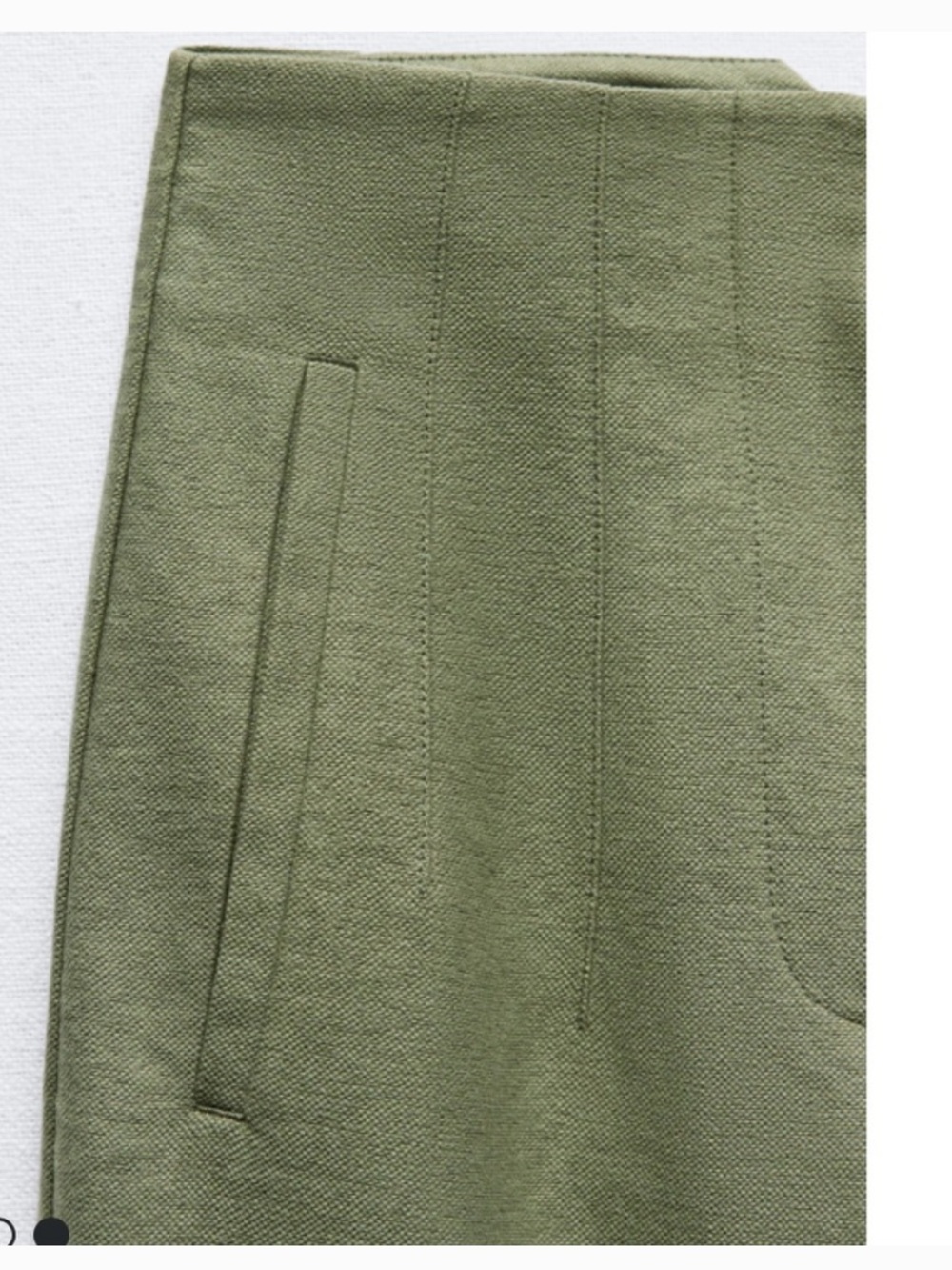 NEW ZARA STRAIGHT CUT PANTS SIZE XS - Picture 9 of 10